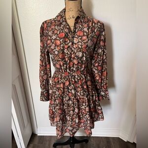 1.State Fit and Flare Dress-Size Small